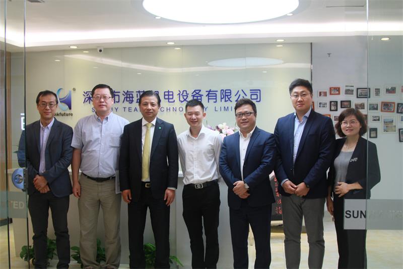 熱烈歡迎三菱電機(jī)自動(dòng)化蒞臨海藍(lán)機(jī)電參觀(guān)指導(dǎo)工作！