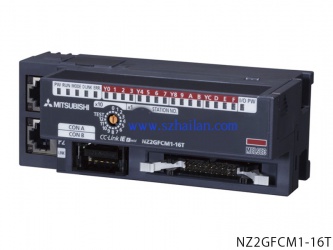 NZ2GFCM1-16D |16點(diǎn) DC24V（漏型）輸入，遠(yuǎn)程模塊、MIL連接器、1線(xiàn)式